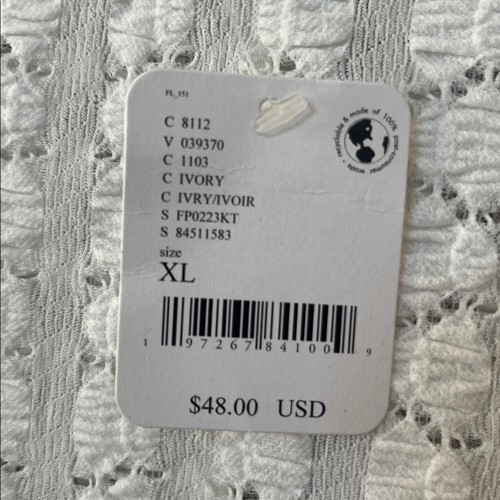 Free People Ivory Lace T-shirt - Picture 4 of 4